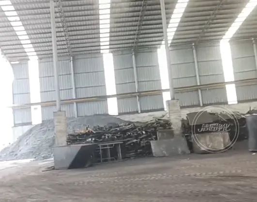 為陶瓷廠煤氣站安裝100+個(gè)高壓噴霧頭！Dejing的凈?除臭顯實(shí)力！